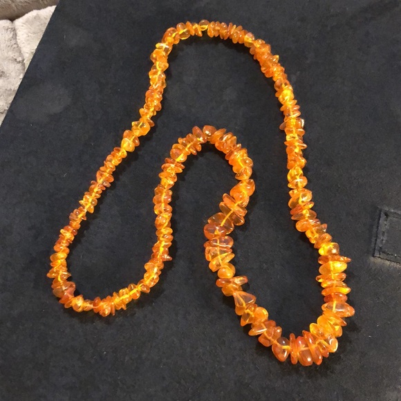 Beautiful Vintage Baltic Amber Necklace Of Natural...